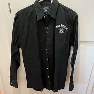 Collectible Mens Jack Daniel Long sleeve button down